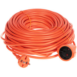 Pagarinātājs 2x1,5mm² 30m Oranžs PS-2X1.5-30M
