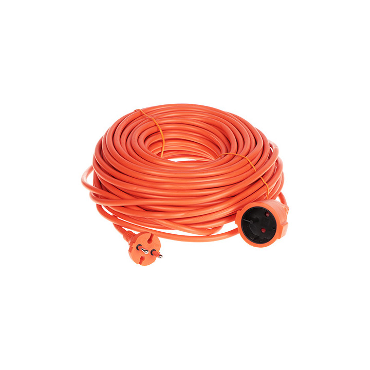 Pagarinātājs 2x1,5mm² 30m Oranžs PS-2X1.5-30M