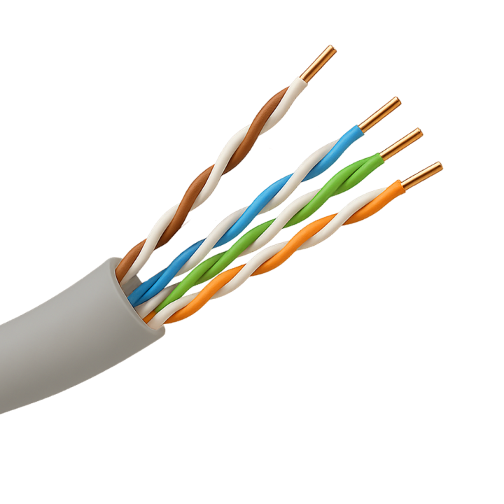SAFIRE UTP5E-305-LSZH-Dca Cat5e UTP tīkla kabelis 305m ruļļī ar LSZH apvalku