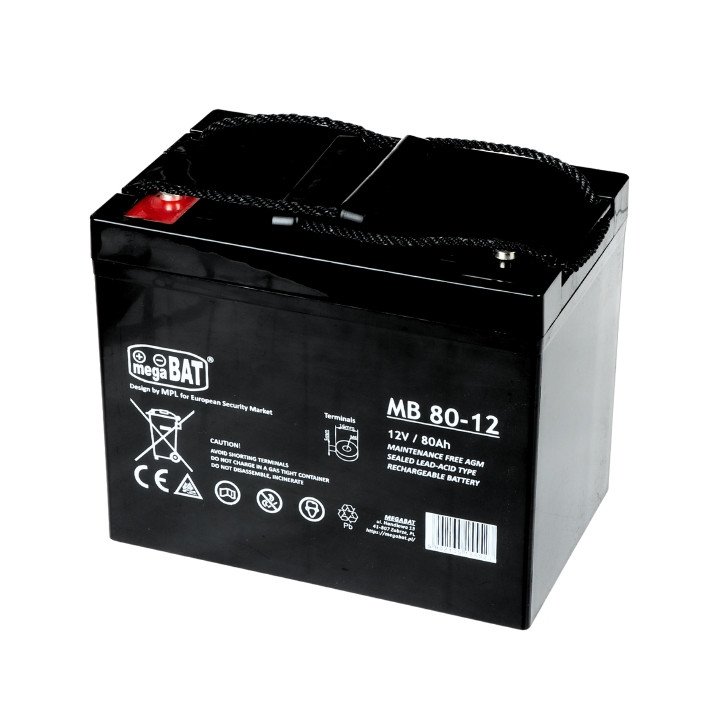 12V 80Ah батарея 12V/80AH-MB глубокий цикл