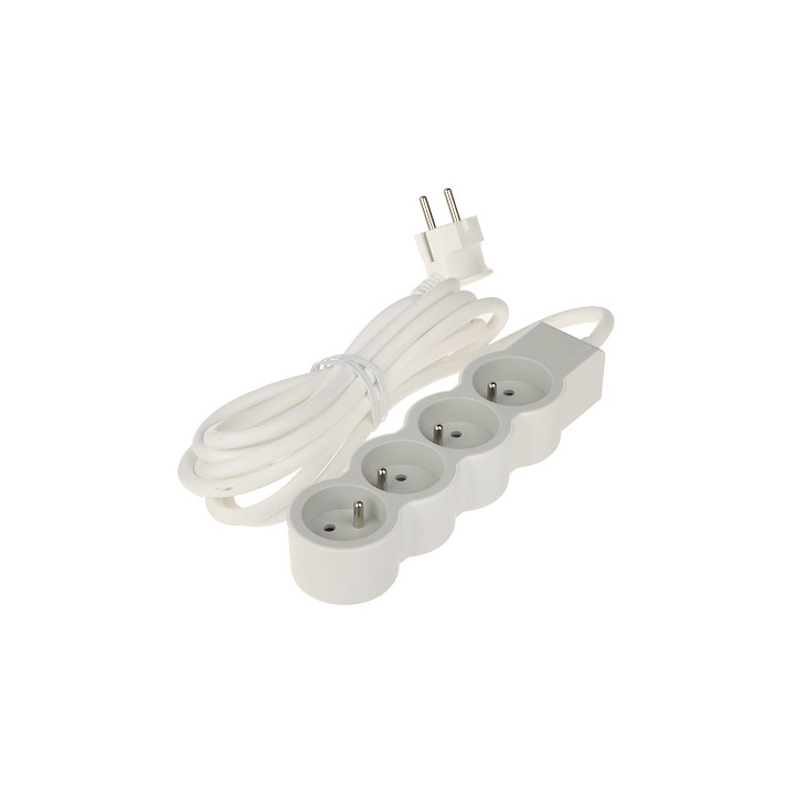 LEGRAND LE-049490 4 kontaktligzdu pagarinātājs 3m balts