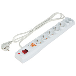 ACAR-P7 Pagarinātājs 7 kontaktligzdas USB