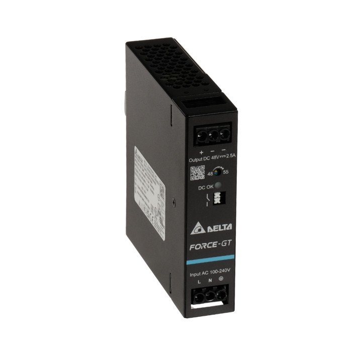 Delta DRF-48V120W1GBA 48V 120W DIN barošanas bloks