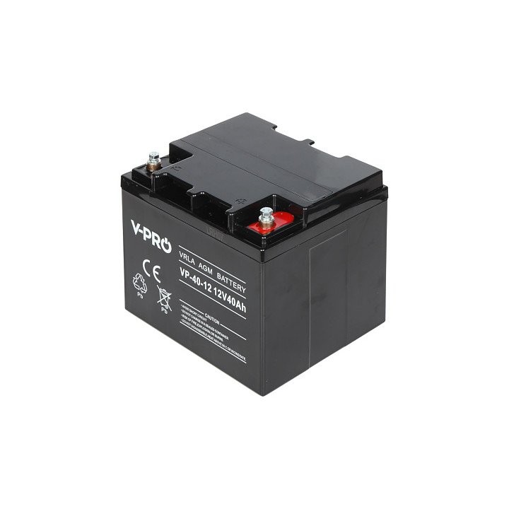 V-PRO 12V/40AH-VPRO 12V 40Ah akumulators