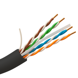 UNIVIEW UV-UTP6-305-OUTDOOR Cat6 U/UTP āra kabelis rullī, 305m