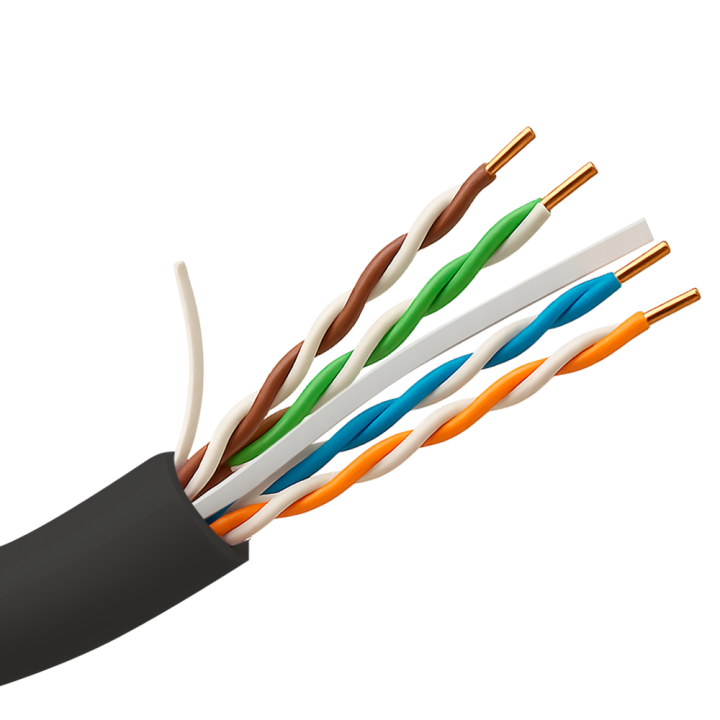 UNIVIEW UV-UTP6-305-OUTDOOR Cat6 U/UTP āra kabelis rullī, 305m