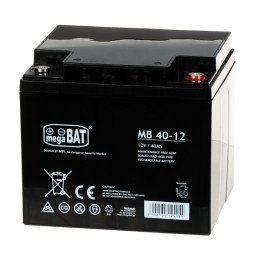 megaBAT 12V/40AH-MB 12V 40Ah akumulators