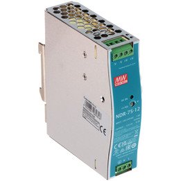 MEAN WELL NDR-75-12 75W 12V блок питания на DIN-рейку
