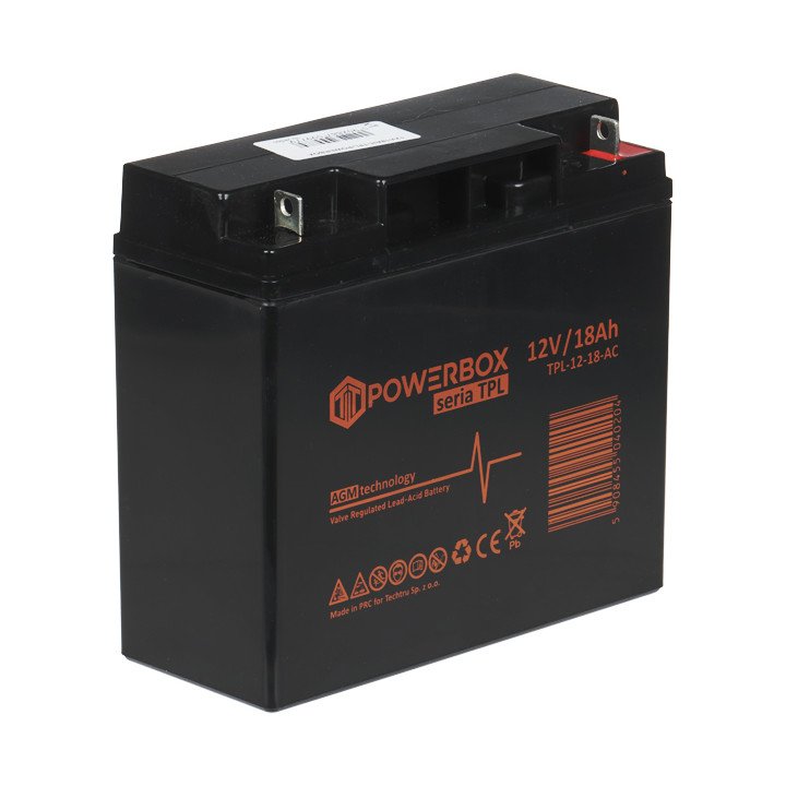 POWERBOX 12V/18AH-TPL 12V 18Ah батарея