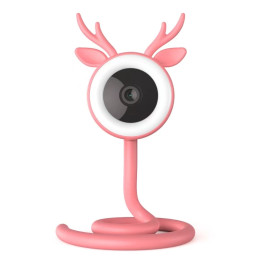 Immax NEO LITE Smart Security bērnu monitors WiFi 2,4 GHz, 4 MP, rozā