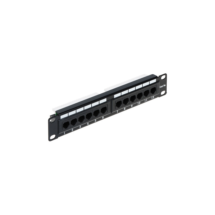 PP10-12/RJ 12-портовый RJ-45 патч-панель 10"