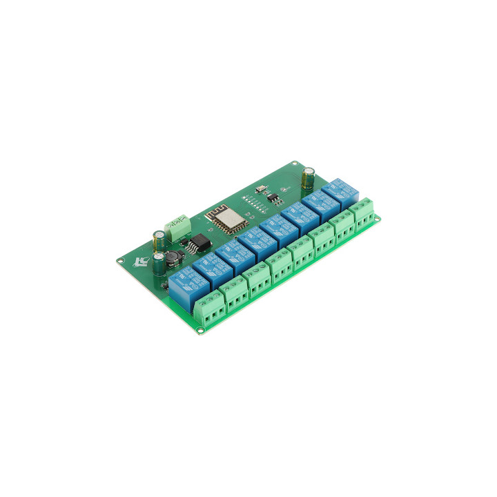 ESP12-8R-D8 8 kanālu Wi-Fi releju modulis