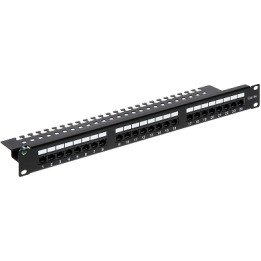 PP-24/RJ/C 24 portu RJ-45 panelis 1U