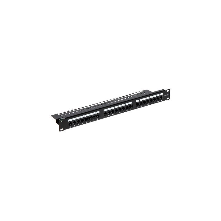 PP-24/RJ/C 24 portu RJ-45 panelis 1U