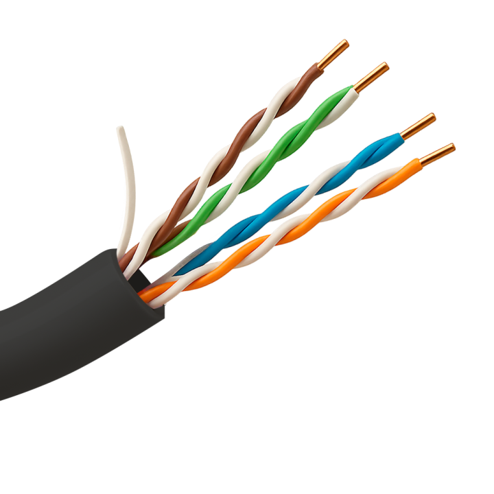SAFIRE UTP5E-305-OUTDOOR Cat5e UTP āra tīkla kabelis 305m ruļlī