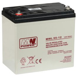 MW POWER 12V/55AH-MWL 12V 55Ah батарея