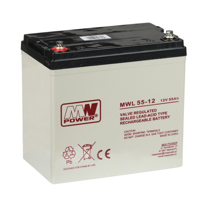 MW POWER 12V/55AH-MWL 12V 55Ah батарея