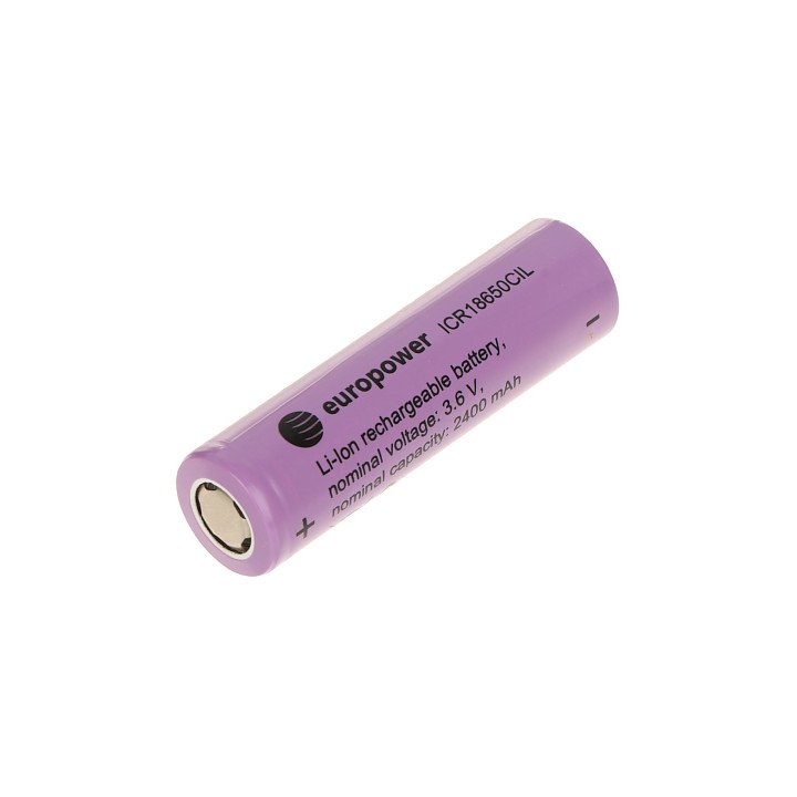 EUROPOWER BAT-ICR18650CIL/EP Li-Ion 18650 аккумулятор 3.6В