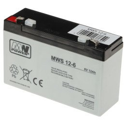 MW Power 6V/12AH-MWS 6V 12Ah SLA батарея