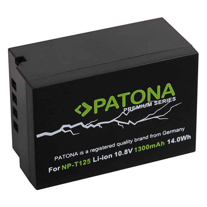 Patona PT1308 Premium Li-Ion Battery 1300mAh 10.8V for Fuji NP-T125