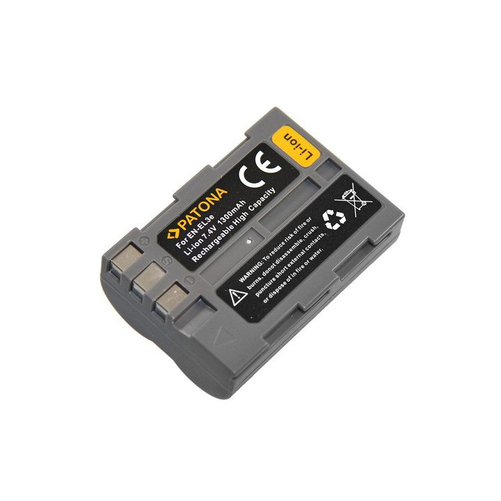 Patona PT1036 Battery for Nikon EN-EL3E 1300mAh Li-Ion