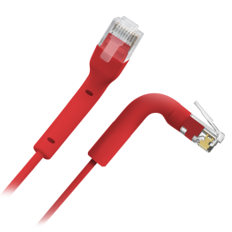 SAFIRE UTP6A-FLEX-1R Cat6a UTP savienojuma kabelis, 1 m, pelēks