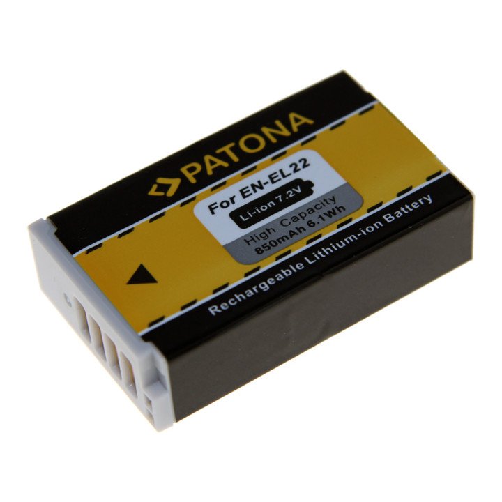 Patona PT1222 Battery for Nikon EN-EL22 850mAh Li-Ion