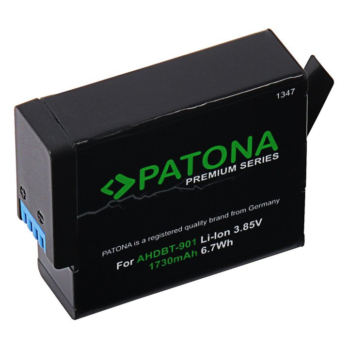 Patona PT1347 Battery for GoPro Hero 9/Hero 10 1730mAh Li-Ion Premium