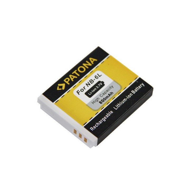 Patona Replacement Battery for Canon NB-6L 800mAh Li-Ion