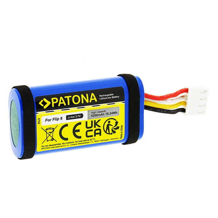 Patona PT6752 Battery for JBL Flip 6 5200mAh 3.7V Li-ion