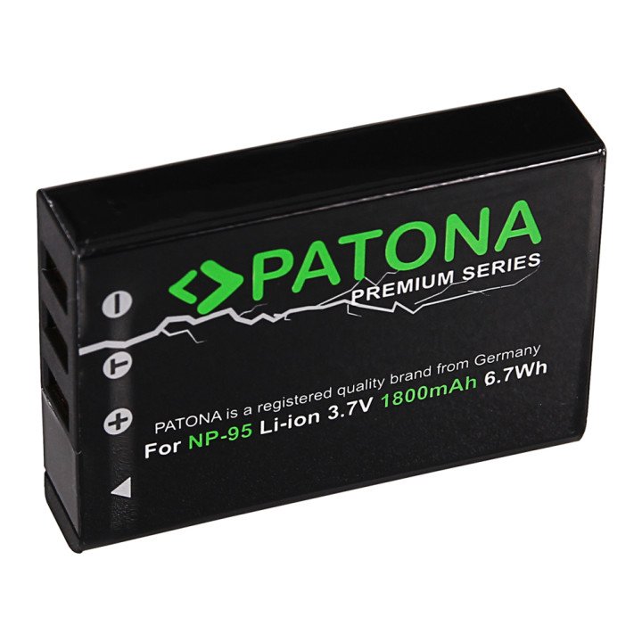 Patona PT1273 Battery for Fuji NP-95 1800mAh Li-Ion Premium