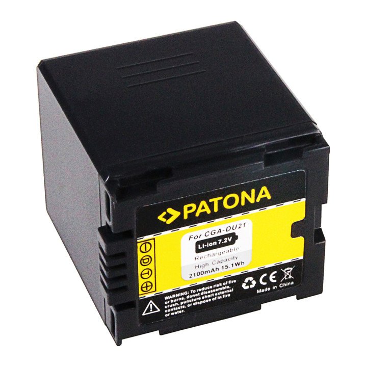 Patona PT1046 Battery for Panasonic CGA-DU21 2100mAh Li-Ion