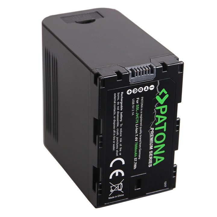 Patona PT1317 Battery SSL-JVC50/JVC75 7800mAh Li-Ion Premium