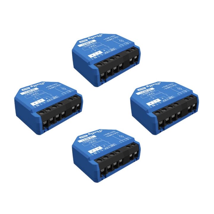 Shelly 1 Gen3 Set of 4 Temperature & Humidity Sensor WiFi/Bluetooth