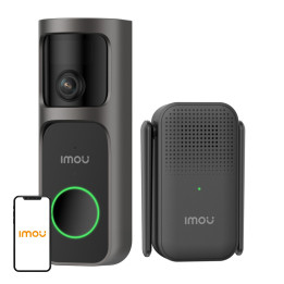 IMOU DB-3EP-4M0W/DS3-IMOU 3MP Wi-Fi PoE IP durvju kamera ar divvirzienu audio un nakts redzamību