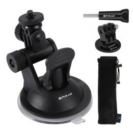 Puluz PU51 Car Windshield Mount for Sports Cameras (Compatible with Osmo Action 5 Pro, Insta360 X5, GoPro)