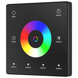 RGB RGBW SPI tālvadības pults melna SD sērija