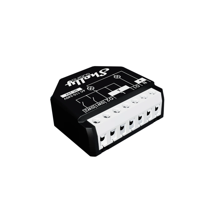 Shelly Wave 2PM EU LR Dual-Channel Smart Relay with Power Metering