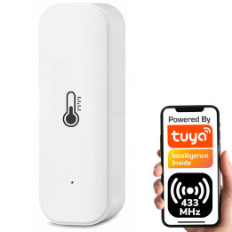 Papildu iekšējais temperatūras un mitruma sensors 433MHz