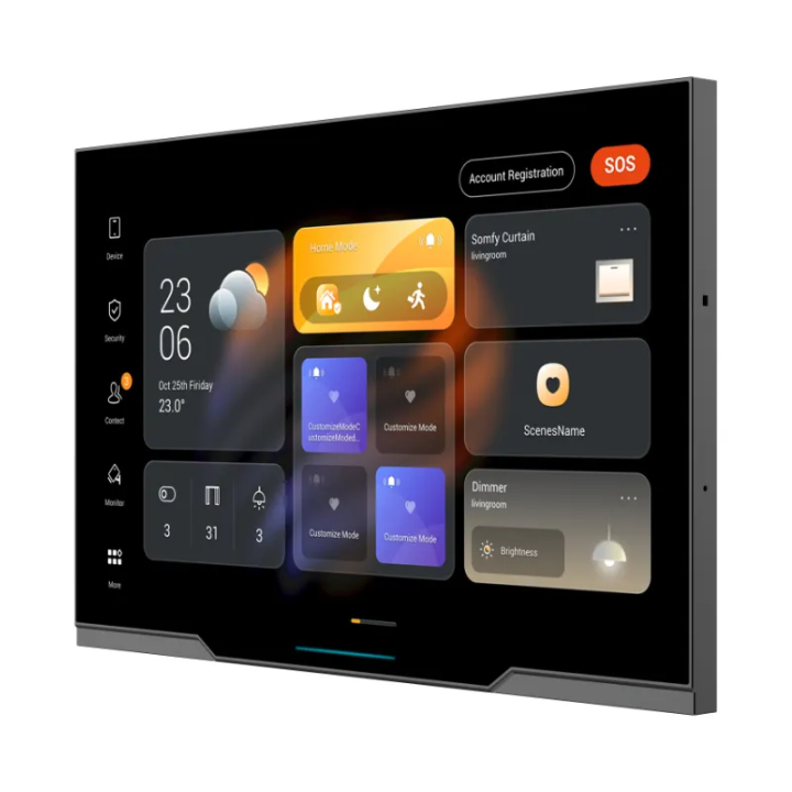 Панель управления умным домом Akubela HyPanel Ultra ST PH81-POE-ST, серый цвет