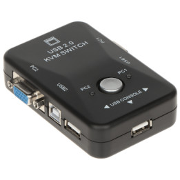 VGA+USB-SW-2/1 2 portu VGA USB KVM slēdzis