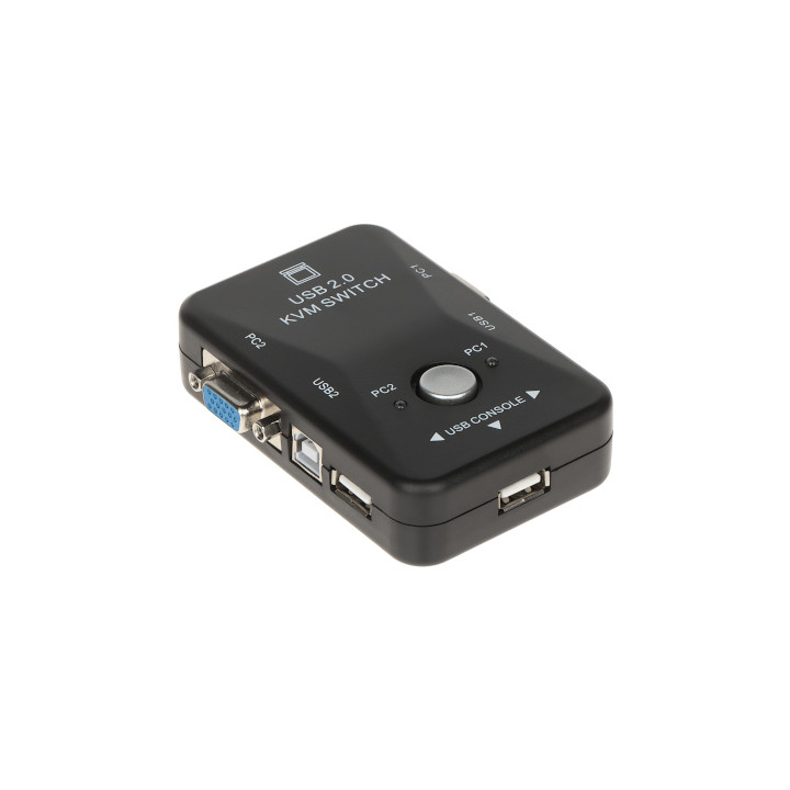 VGA+USB-SW-2/1 2 portu VGA USB KVM slēdzis