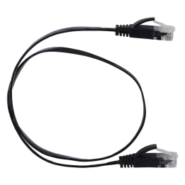 MARCA BLANCA UTP6-05BK-FLAT Cat6 UTP plakanais tīkla kabelis 5m melns