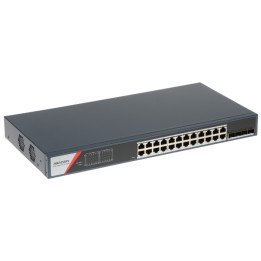 Hikvision DS-3E1528P-SI-24P4F 24 portu PoE+ slēdzis