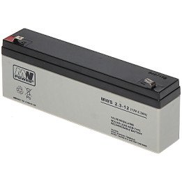 12В 2,3Ач свинцово-кислотная батарея MWS 12V/2.3AH-MWS