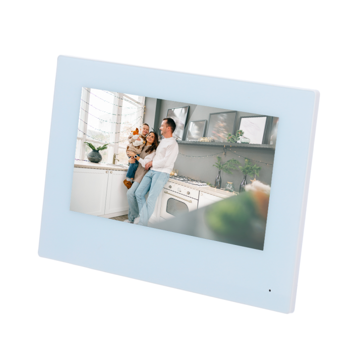 SAFIRE SF-VIDISP01W-7W2 Video Domofons ar PoE, IP65, ONVIF