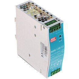 MEAN WELL NDR-120-12 120W 12V DIN barošanas bloks