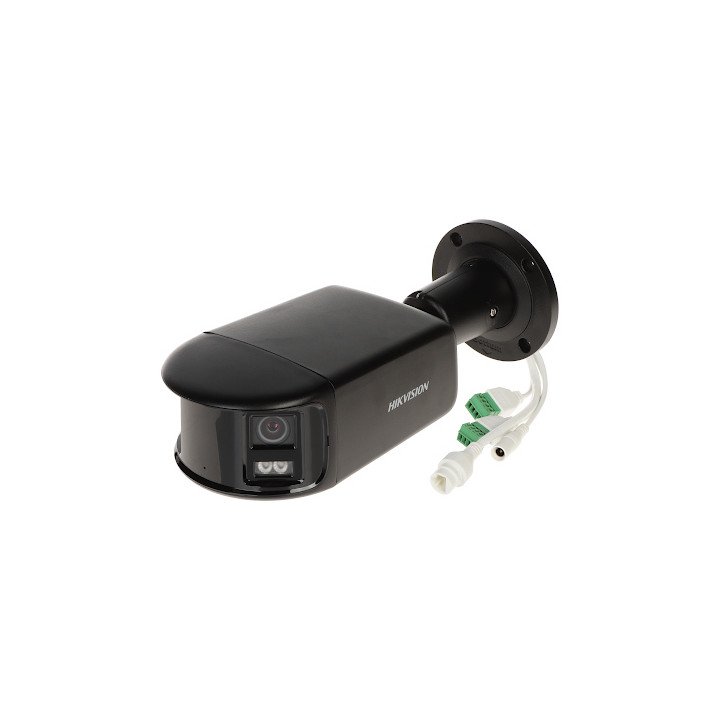 Hikvision DS-2CD2T87G2P-LSU/SL(4MM)(C)BLACK 7.4 MP Panoramic ColorVu IP Camera with PoE and IP67