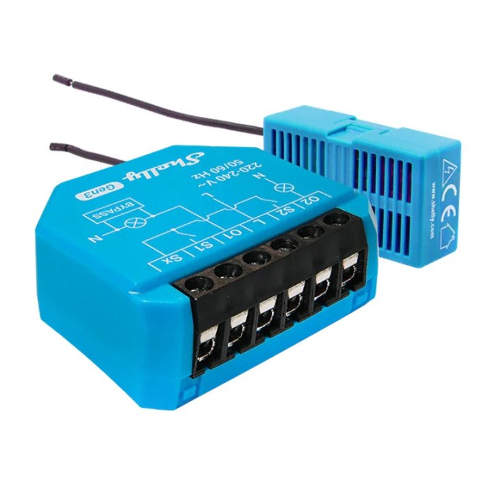 Shelly 2L Gen3 - Wi-Fi 2-Channel No-Neutral Lighting Controller