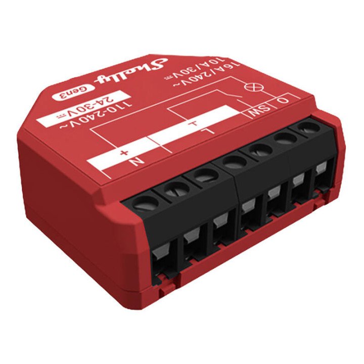 Shelly 1PM Gen3 Smart Controller, WiFi/Bluetooth